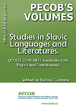 PECOB's volumes -Studies in Slavic Languages and Literatures.